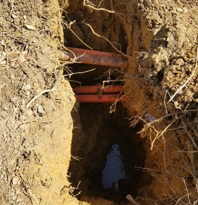 Hydro Excavation with wires and delicate ground materials